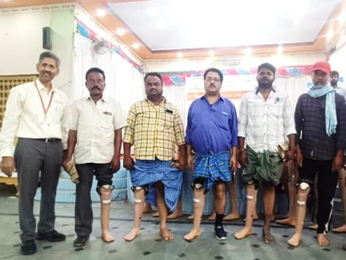 July 23 Walk India distribution for Kaleesuwari at Rayachoti 1