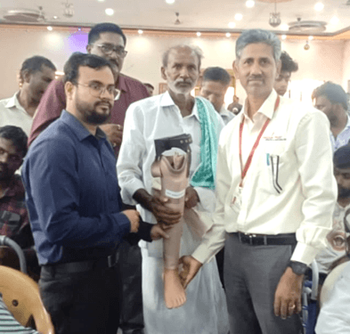 July 23 Walk India distribution for Kaleesuwari at Rayachoti 3