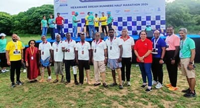 Jul 24 Walk India distribution for Hexaware DRHM at Besant Nagar