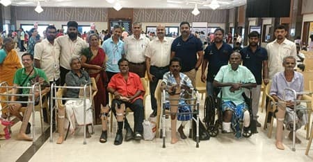 Jul 24 Walk India distribution for Hexaware DRHM at Neelankarai