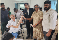 Jan 25 Walk India distribution for Lodge Accountant No. 194 at Chennai