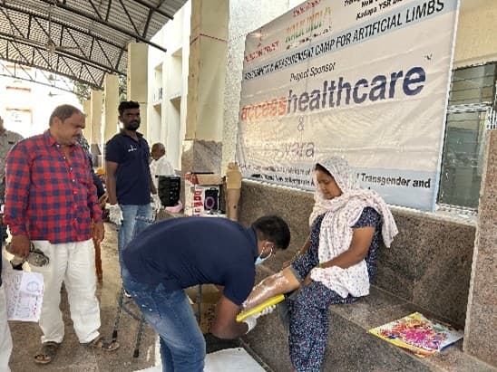 Mar 25 Walk India assessment for Access health care at Kadappa